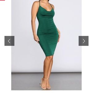 Windsor hunter green dress